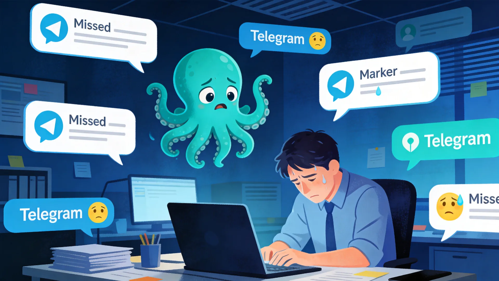 Проблема ручной рассылки по чатам Telegram