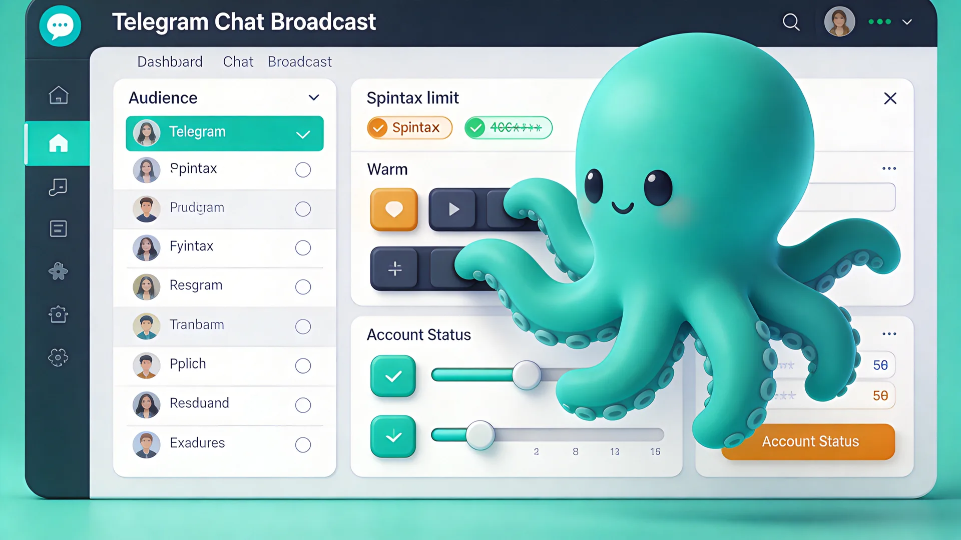 Настройка рассылки по чатам Telegram в Contez